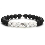 12 Zodiac Volcanic Stone Bracelets for Women