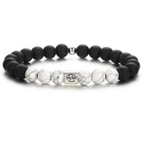 12 Zodiac Volcanic Stone Bracelets for Women