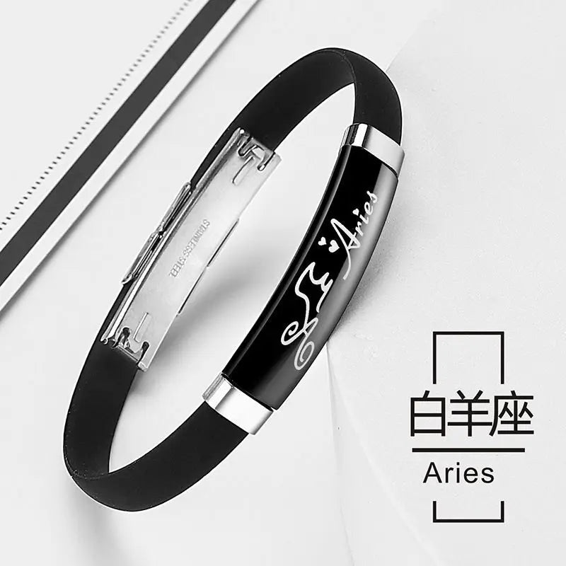 12 Constellations Lovers' Bracelet Male and Female Students Japanese Version