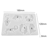 12 Zodiac Constellations Silicone Molds for Resin Casting