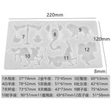 12 Zodiac Constellations Silicone Molds for Resin Casting