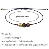 Constellations Stone Bead Bracelet Chakras Charm Bracelet