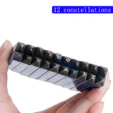 12 Constellations Symbol Punch Metal Stamping Kit for Leather Logo Printing