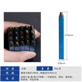 12 Constellations Symbol Punch Metal Stamping Kit for Leather Logo Printing