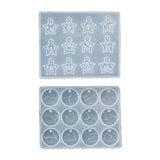 12 Constellations UV Crystal Epoxy Resin Mold DIY Keychain Necklace Pendant Mold