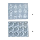 12 Constellations UV Crystal Epoxy Resin Mold DIY Keychain Necklace Pendant Mold