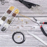 12 Grid Jewelry Making Accessories Set for DIY Jewelry Findings
