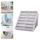 12 Grid Sunglasses Storage Box with Stand Function