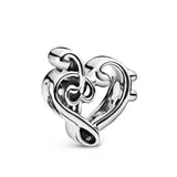 12 Heart Charms 925 Sterling Silver Chinese Charms for Jewelry Making