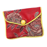 12 in 1 Small Jewelry Box Red Bag Silk Cloth Coin Purse