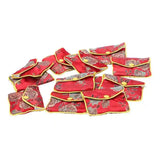 12 In 1 Small Jewelry Box Red Jewelry Bag Embroidered Silk Cloth Bag Coin Purse