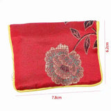 Small Jewelry Box with Red Jewelry Bag