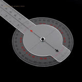 12 Inch Transparent Orthopedic Angle Ruler Plastic Goniometer
