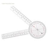 12 Inch Transparent Orthopedic Angle Ruler Plastic Goniometer