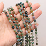 Natural Chrysoprase 6mm Round Cut Bead for Jewelry Making