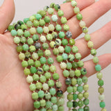 Natural Chrysoprase 6mm Round Cut Bead for Jewelry Making