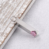 Zircon Birthstone Cremation Jewelry for Ashes Men Women Urn Necklace Memorial