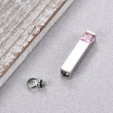 Zircon Birthstone Cremation Jewelry for Ashes Men Women Urn Necklace Memorial