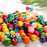 12mm Round Wooden Beads Natural for DIY Bracelets 1000pcs/lot