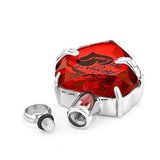 12 Month Heart Birthstone Ashes Urn Keepsake Pendant Necklace