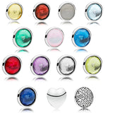 12 Month Birthstone Petites Charm Bead for Locket Necklaces