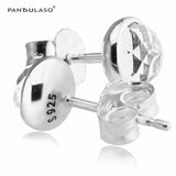 12 Months April Droplet Rock Earrings Studs Silver Earrings For Women