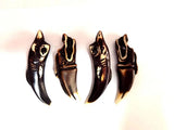 12 PCS Punk Dragon Shark Head Totem Necklace Pendant Women Men Resin Jewelry