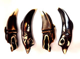 12 PCS Punk Dragon Shark Head Totem Necklace Pendant Women Men Resin Jewelry