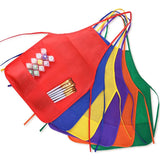12 Pack Kids Aprons with 2 Pockets for Painting and Cooking