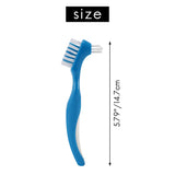 12 Pack Denture Brush Hard Denture Cleaning Brush Teeth Brush Toothbrush