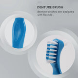 12 Pack Denture Brush Hard Denture Cleaning Brush Teeth Brush Toothbrush