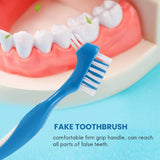 12 Pack Denture Brush Hard Denture Cleaning Brush Teeth Brush Toothbrush