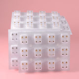 12 Pairs Surgical Steel Crystal Ear Piercing Studs Mixed Colors & Pearl 2