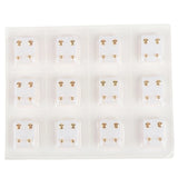 12 Pairs Surgical Steel Ear Studs Earrings Set Medical Ear Piercing Kits