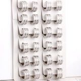 12 Pairs Gold/Silver Stainless Steel Hoop Earrings Punk Ear Stud