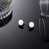 12 Pairs Minimalist Stud Earrings Set Stainless Steel Jewelry