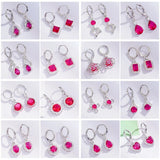 12 Pairs Mixed Modern Small Earrings for Women CZ Crystal Fine Earring
