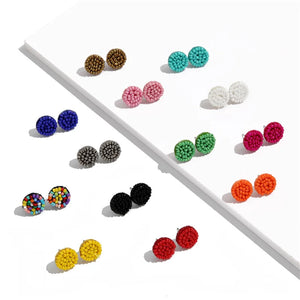 Bohemian Seed Bead Stud Earrings For Women
