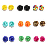 Bohemian Seed Bead Stud Earrings For Women