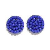 Bohemian Seed Bead Stud Earrings For Women