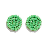 Bohemian Seed Bead Stud Earrings For Women