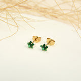 12 Pairs Star CZ Stud Earring Set, Birthstone Earrings for Women