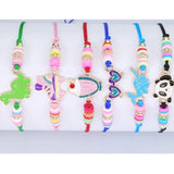 12 Pcs Adjustable Woven Bracelets for Fairy Party Decor