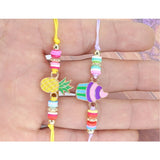 12 Pcs Adjustable Woven Bracelets for Fairy Party Decor