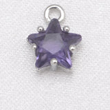 12 Pcs Colorful Star Pendant Eardrop Teen Girl DIY Jewelry Supplies
