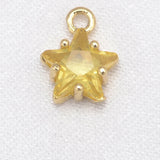 12 Pcs Colorful Star Pendant Eardrop Teen Girl DIY Jewelry Supplies