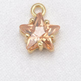 12 Pcs Colorful Star Pendant Eardrop Teen Girl DIY Jewelry Supplies