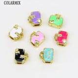 12 Pcs Enamel Handbag Charms Mix Jewelry Charms Necklace Making
