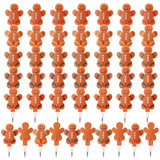 12 Pcs Gingerbread Man Christmas Snowman Pencils Cartoon Novelty Gift