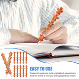 12 Pcs Gingerbread Man Christmas Snowman Pencils Cartoon Novelty Gift
